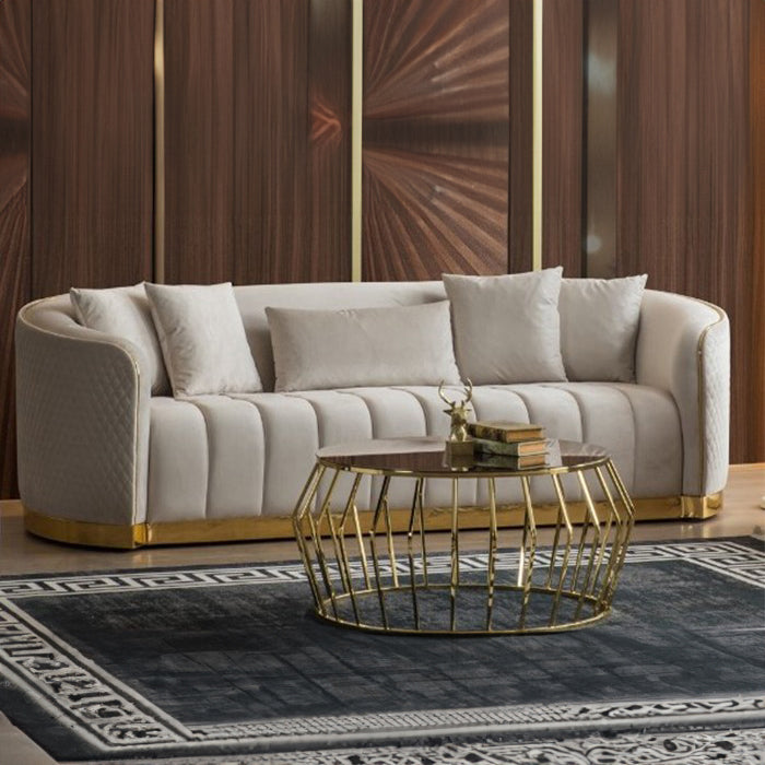 GOLDEN DESIGN TRIPLE SOFA SEAT