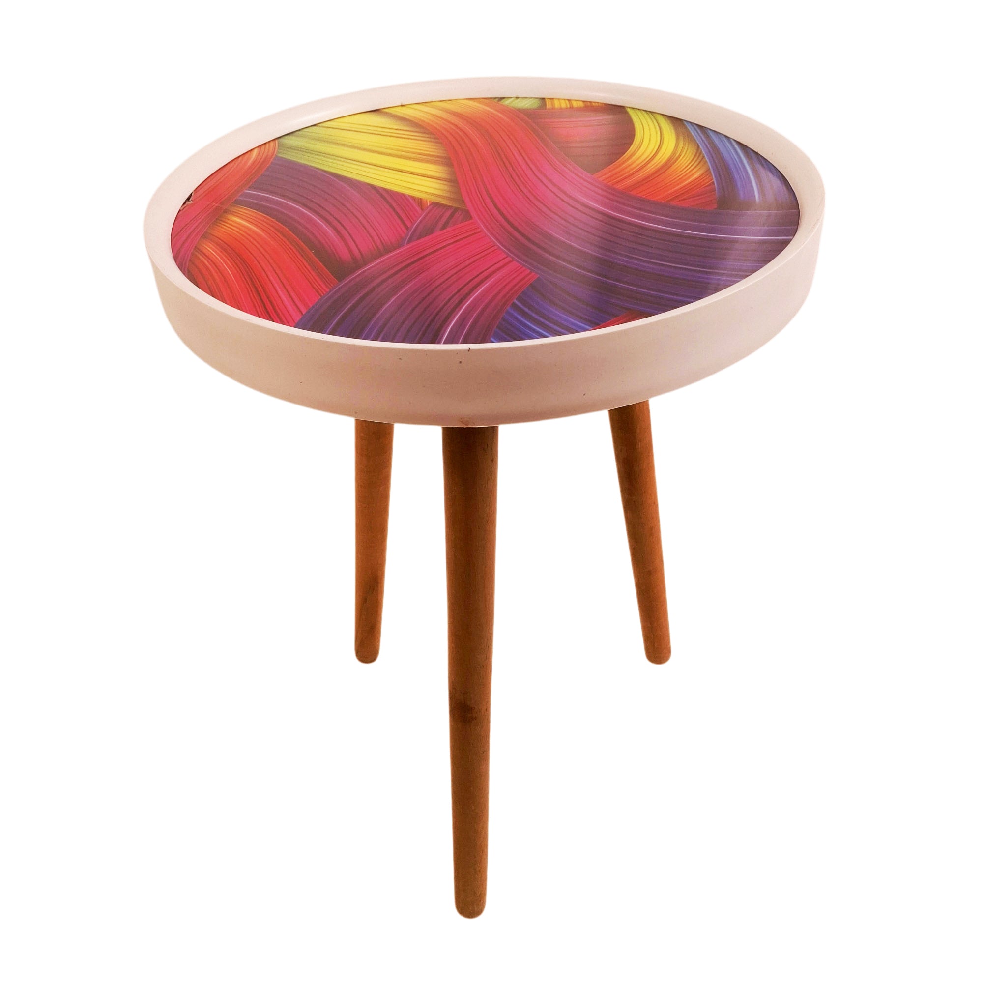 COFFE TABLE TRIPLE SET DESIGN COLORED