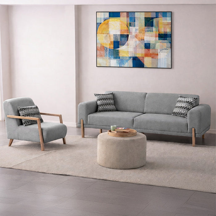 MOCHA DESIGN TRIPLE SOFA