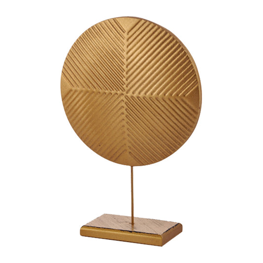 DECOR GOLD DECORATIVE ROUND ITEM 36 CM CEMILE