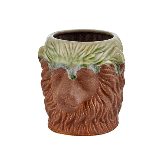 DECOR VASE LION DESIGN 28 CM CEMILE