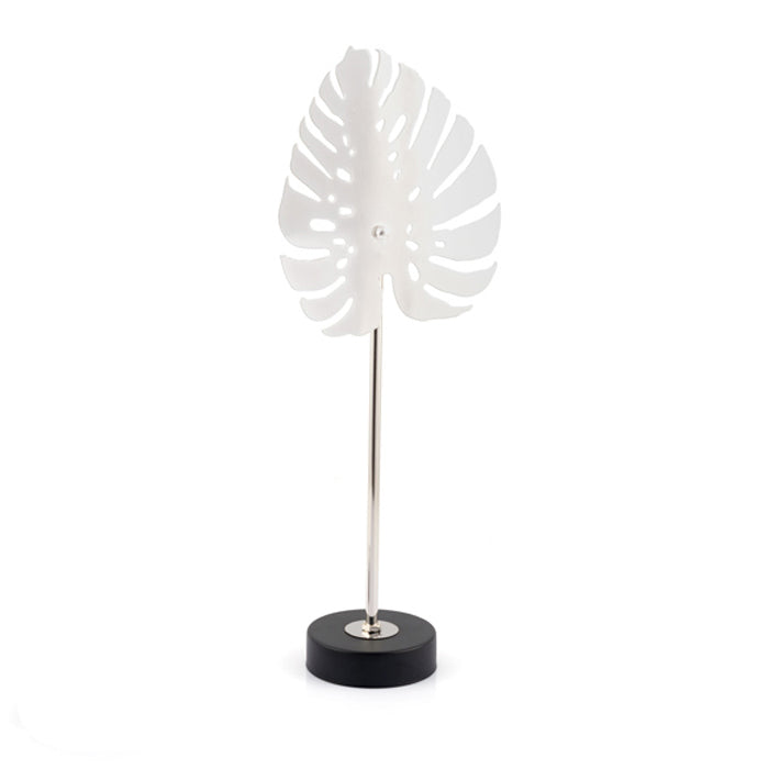 DECOR SILVER LEAF DESIGN 46 CM CEMILE