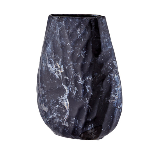 DECOR VASE BLACK 36 CM CEMILE