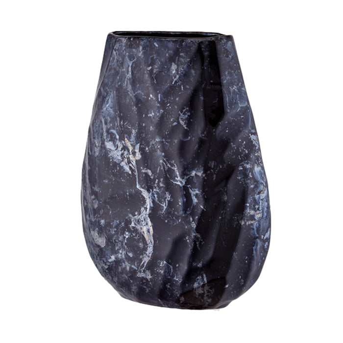 DECOR VASE BLACK 36 CM CEMILE