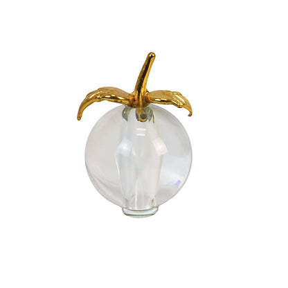 DECOR CYRSTAL GOLD APPLE DESIGN