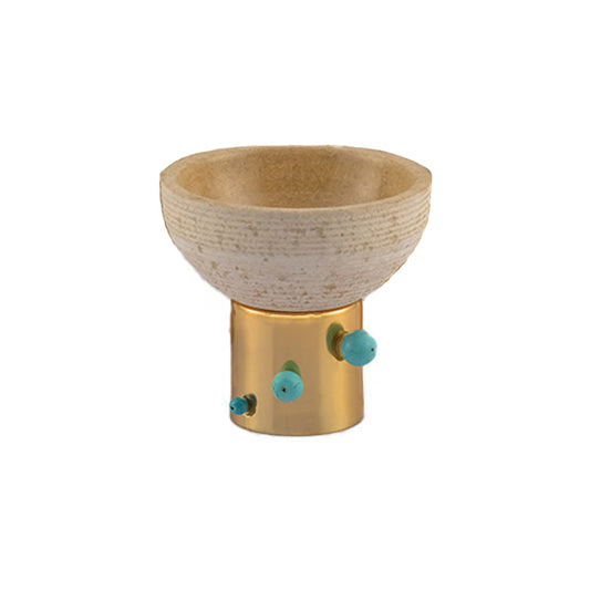 DECOR BOWL MARBLE ITEM 18 CM CEMILE