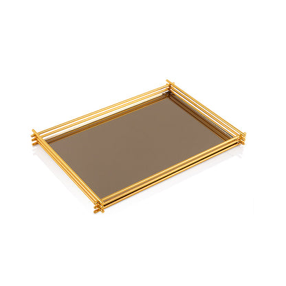 DECOR GOLD TRAY CEMILE