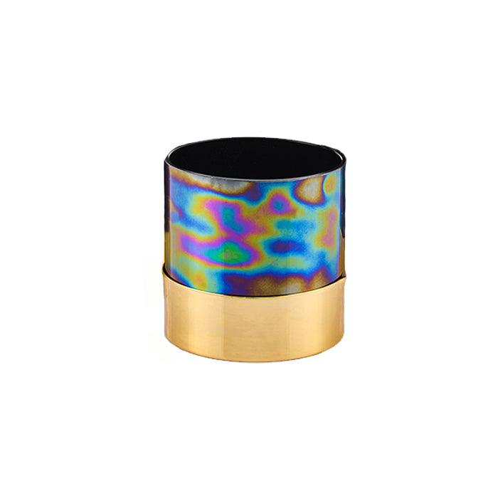 DECOR VASE GOLD AND BLACK CEMILE