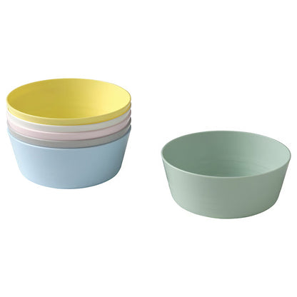 PLASTIC BOWL 6 PCS SET