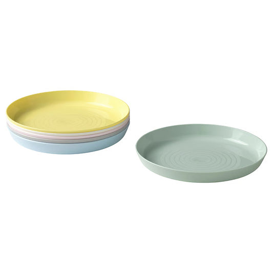 PLASTIC PLATE 6 PCS SET