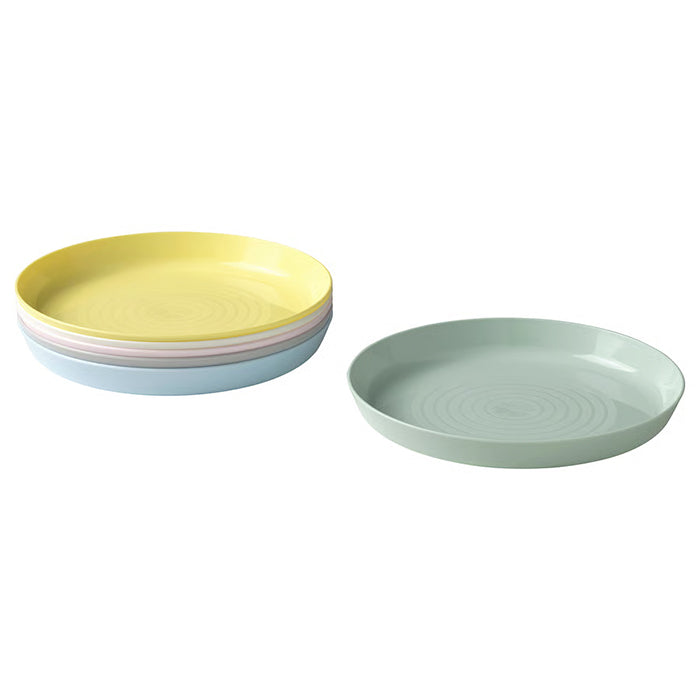 PLASTIC PLATE 6 PCS SET