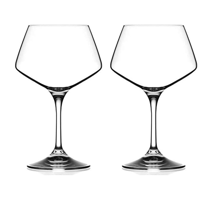 WINE GLASS CYRSTAL 2 PCS SET ITALY RCR BRAND