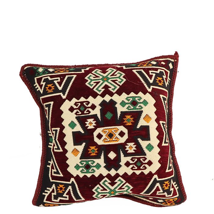 VELVET CUSHION COVER 45X45 CM MAROON 2