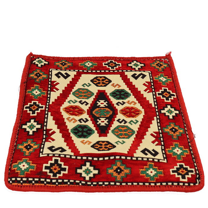 VELVET CUSHION COVER 45X45 CM RED3