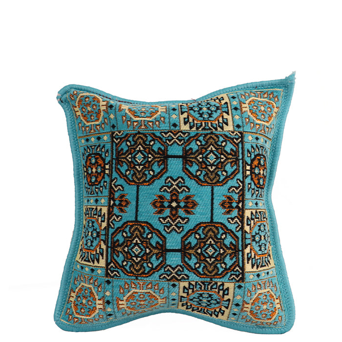 VELVET CUSHION COVER 45X45 CM TURQUOISE