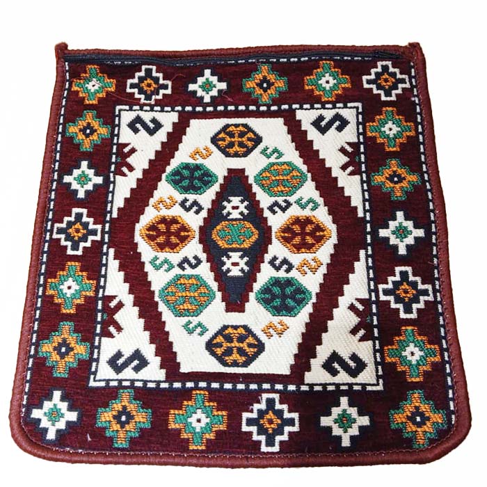 VELVET CUSHION COVER 45X45 CM MAROON