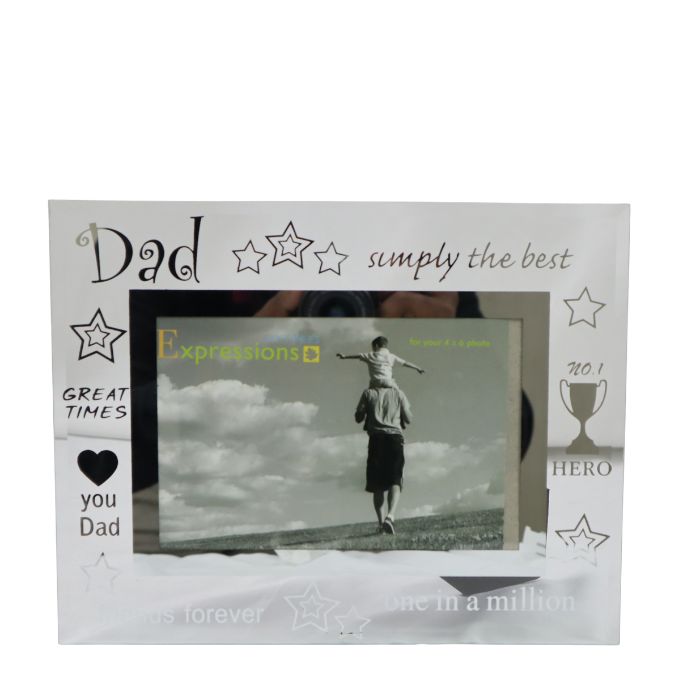 PHOTO FRAME 10X15CM SIXTREES EXPRESSIONS GLASS