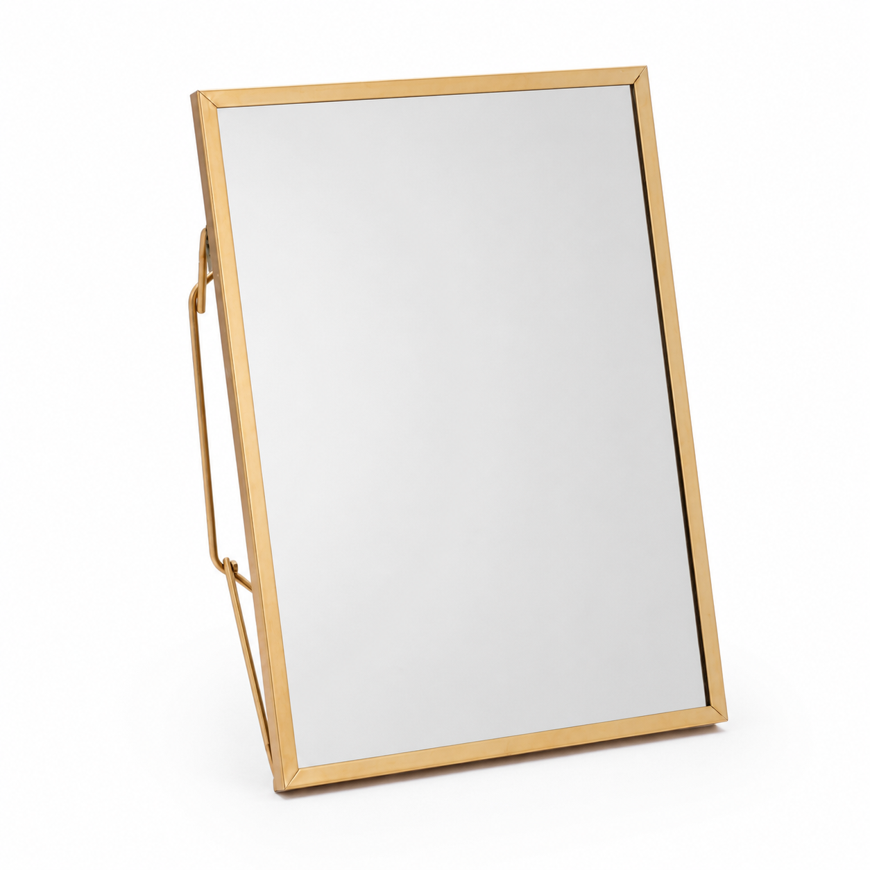 THE MIA BRASS MIRROR 22X17 CM