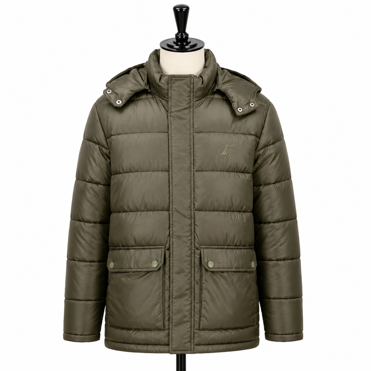 DARK GREEN DUCK FEATHER JACKET