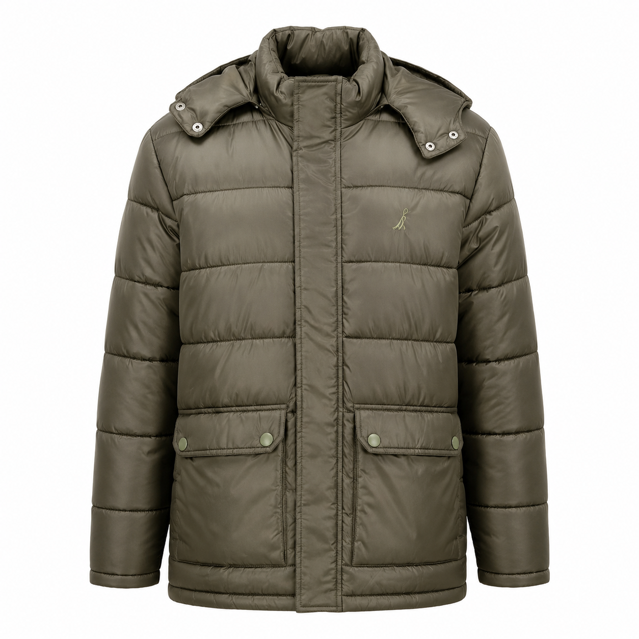 DARK GREEN DUCK FEATHER JACKET