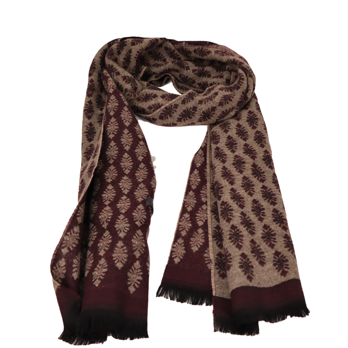 PIERRE CARDIN MAROON MEN SCARF