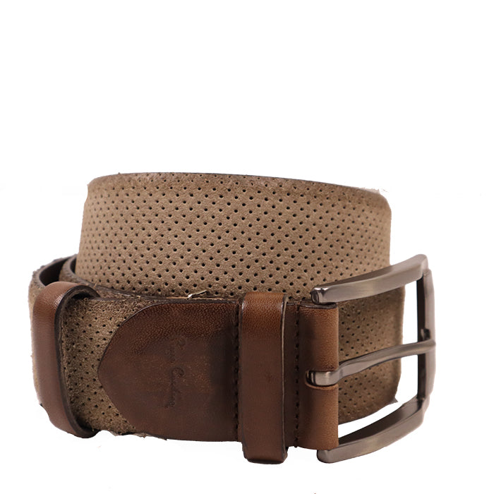 PIERRE CARDIN BROWN MEN BELT