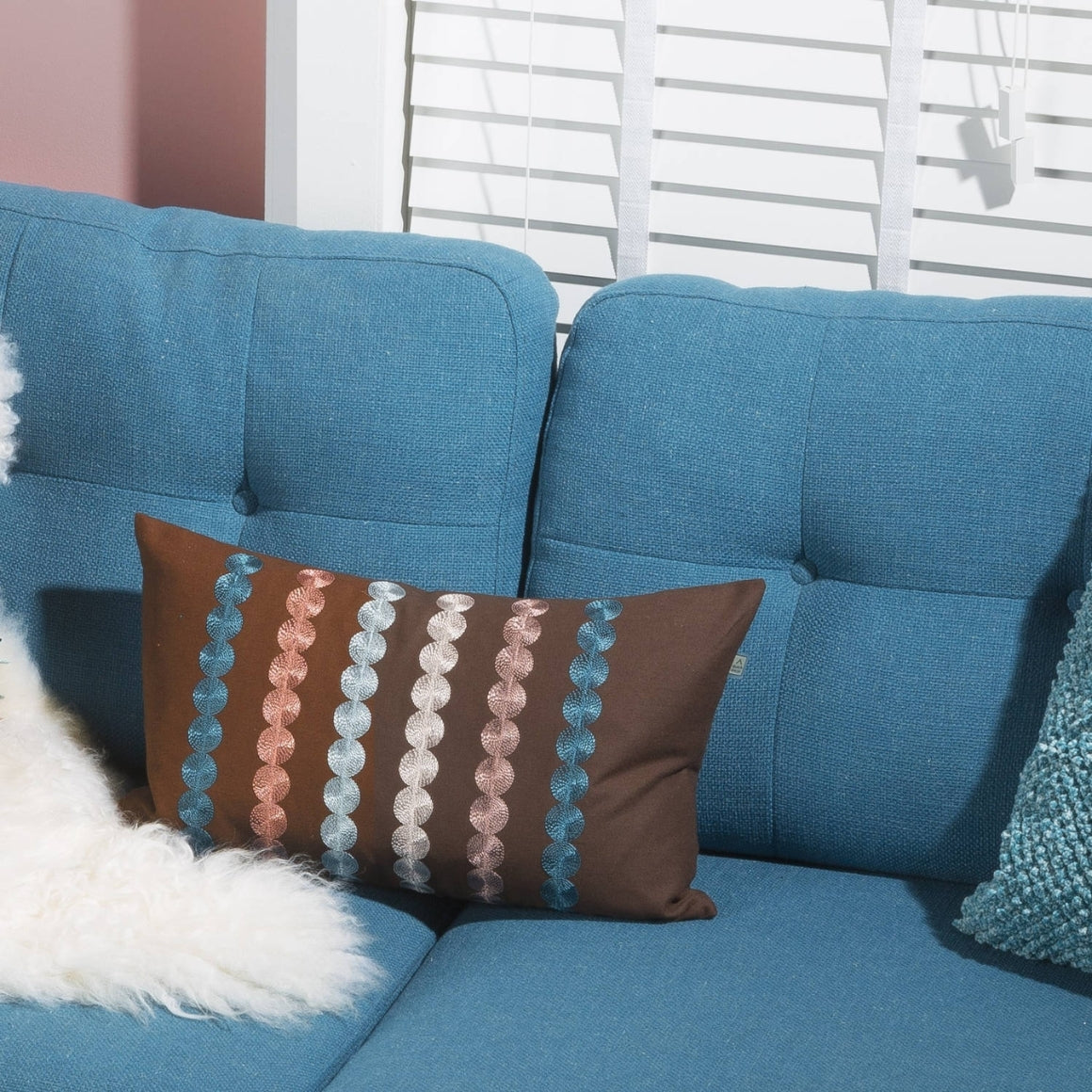 CUSHION COVER  FONTA BROWN 30x50 CM