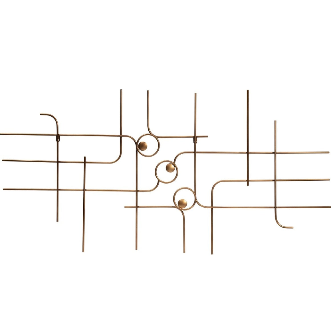 WALL DECOR BRASS 140 CM
