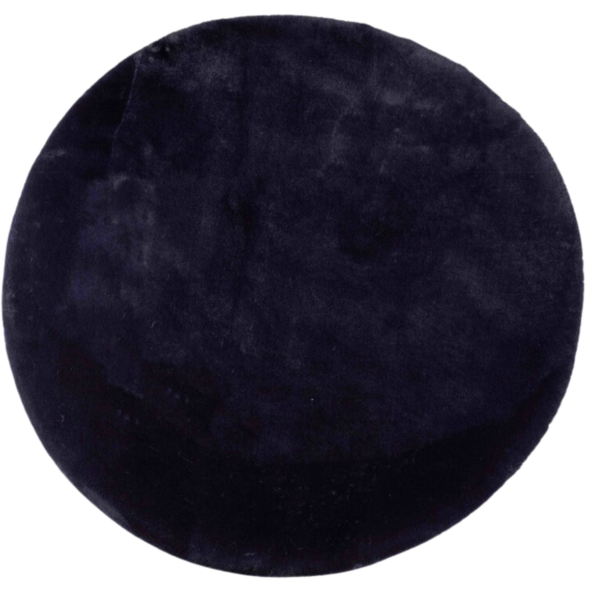 FLUFFY CARPET OLD PINK ROUND 80 CM