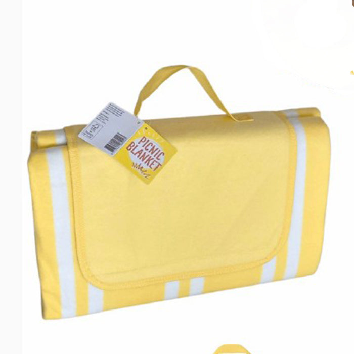 PICNIC BLANKET YELLOW 140x180 CM