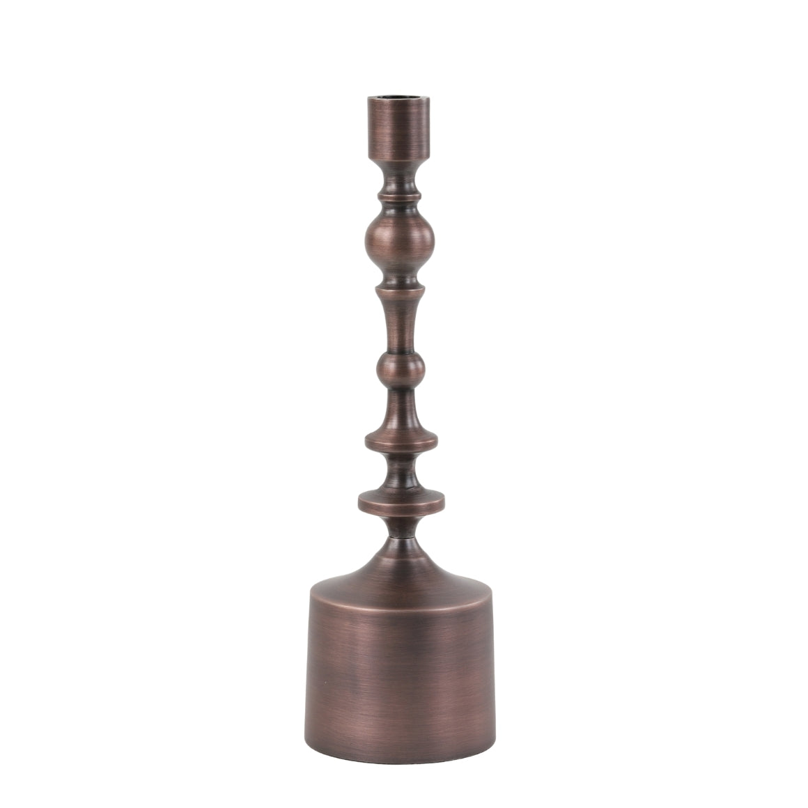 CANDLESTICK SHEVA COPPER DECOR 34 CM