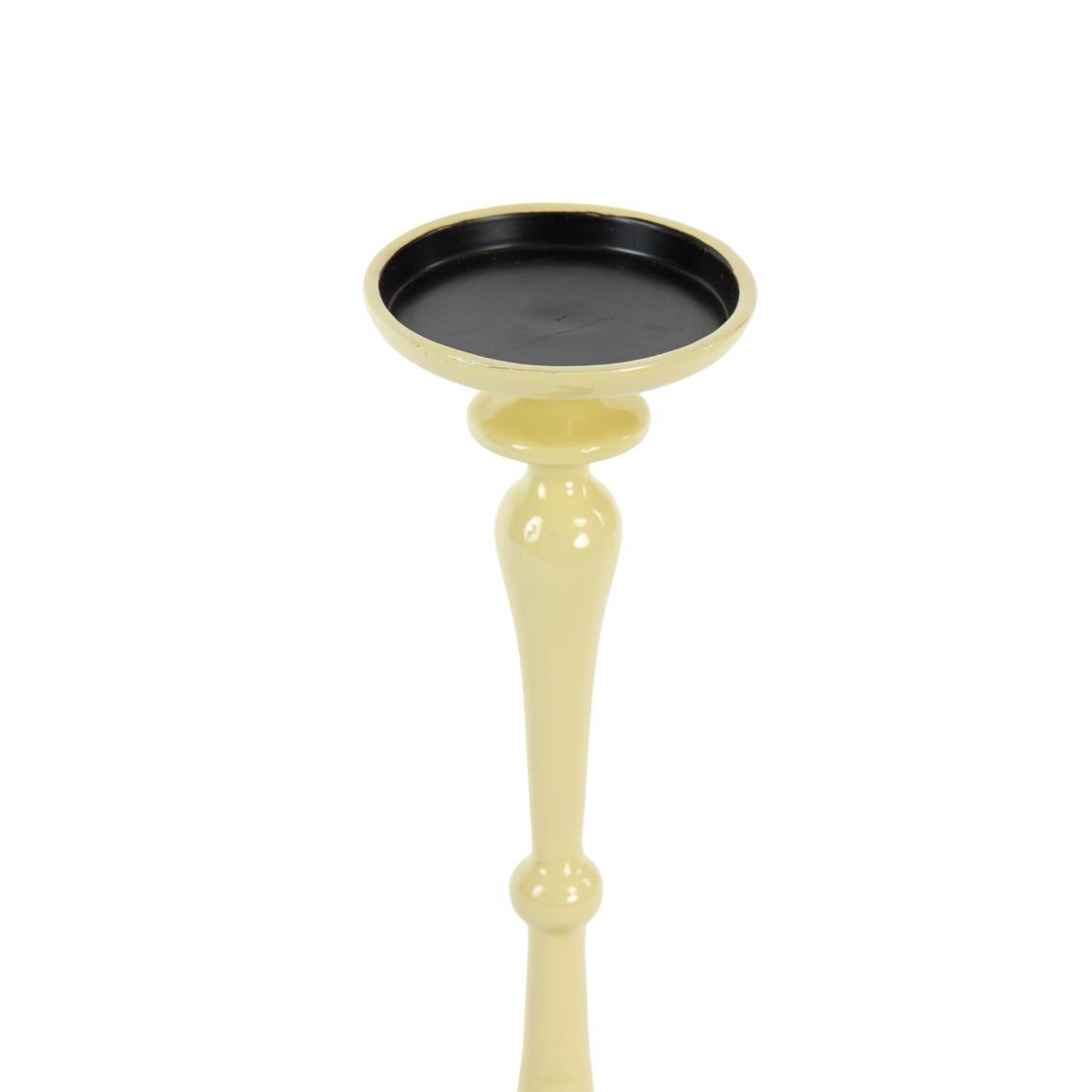 CANDLESTICK YAHVI YELLOW DECOR