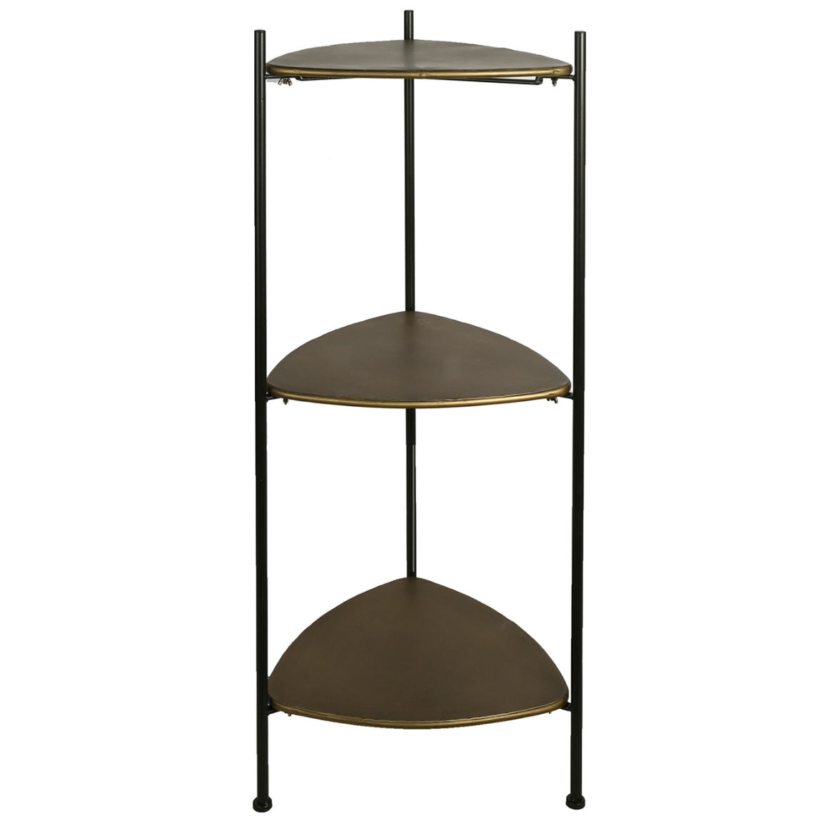 METAL SHELF SALEM GOLD 126 CM