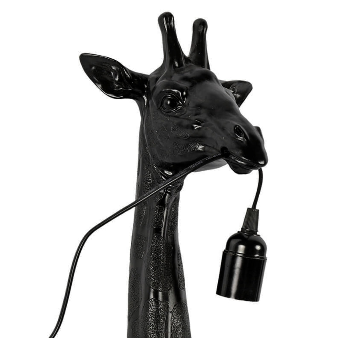LIGHT WALL LAMP GIRAFFE BLACK 61 CM
