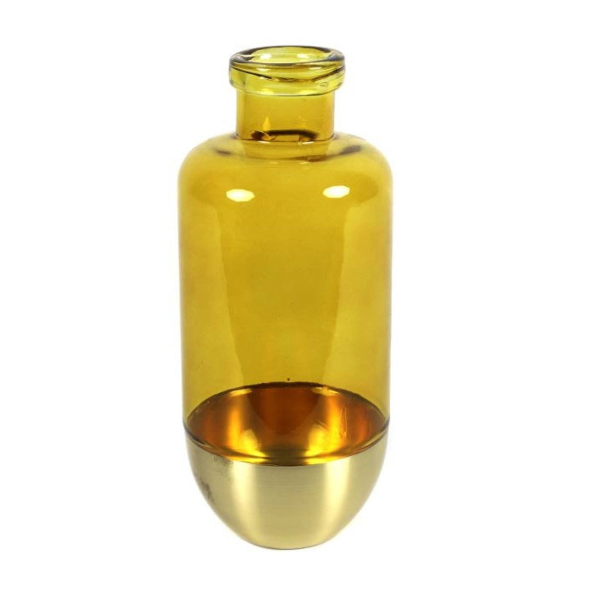 COUNTRYFIELD NAOMI MUSTARD YELLOW VASE 31 CM
