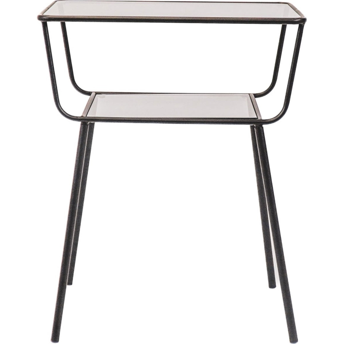 SIDE TABLE  METAL BLACK 60 CM
