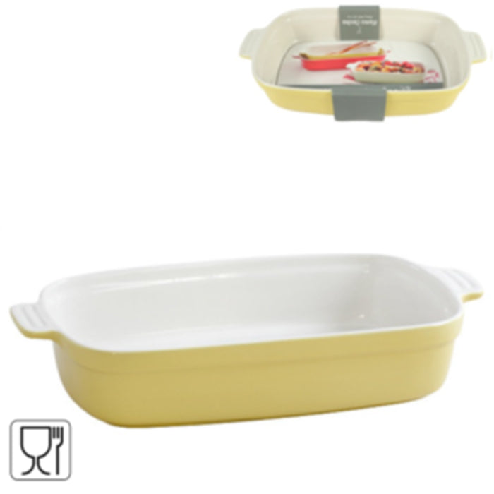OVEN DISH 36 CM YELLOW