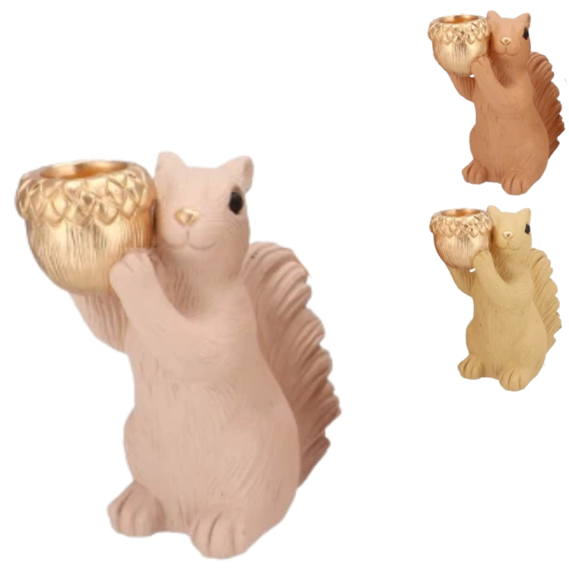 DECOR  BOWL JINGLE SQUIRREL STANDING