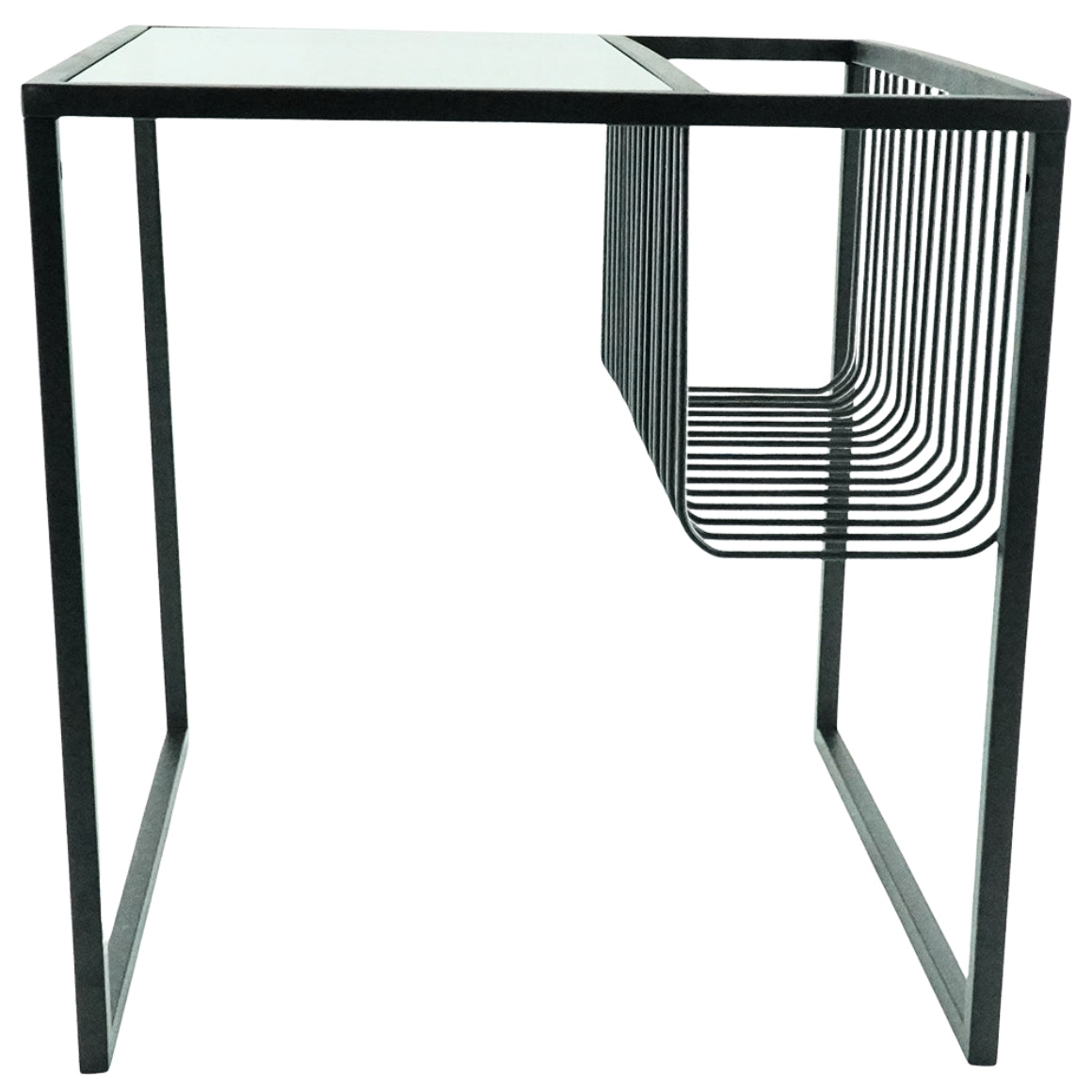 SIDE TABLE  METAL BLACK 40 CM
