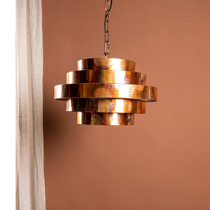 PENDANT LIGHT  ZANTH COPPER 42 CM