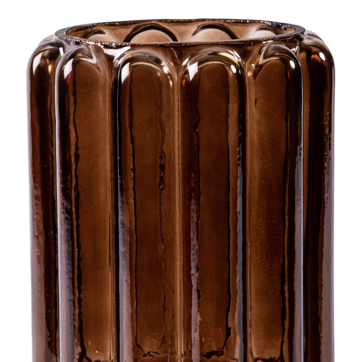 VASE NL BASTOR BROWN 23 CM