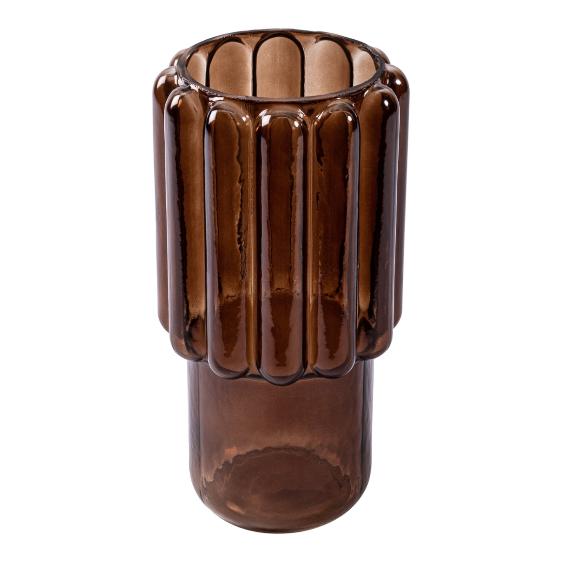 VASE NL BASTOR BROWN 27 CM
