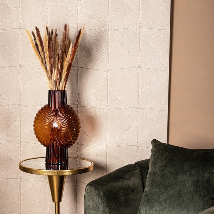 ZUGAR BROWN VASE 25CM
