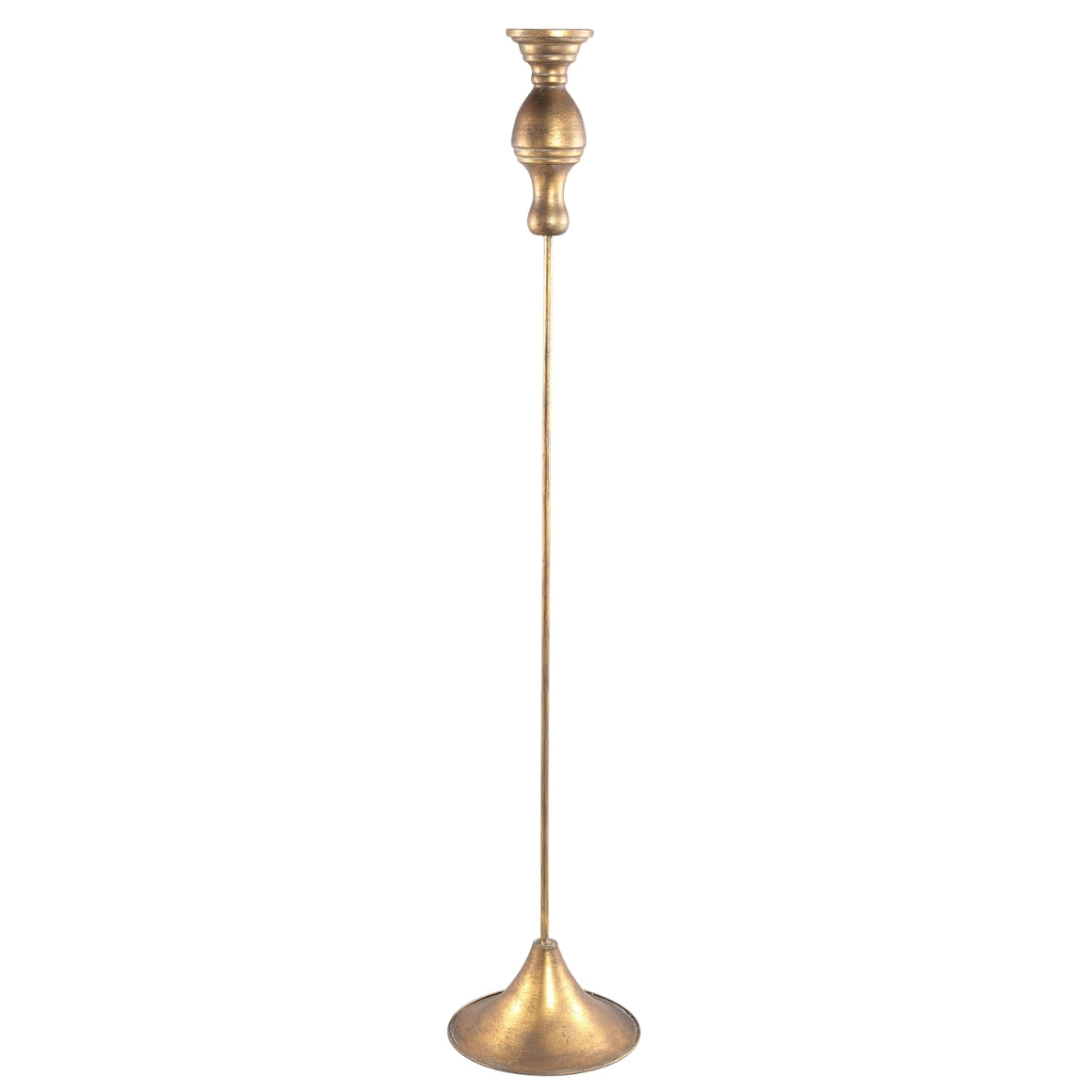 PTMD CANDLE HOLDER VEYRA COPPER DECOR
