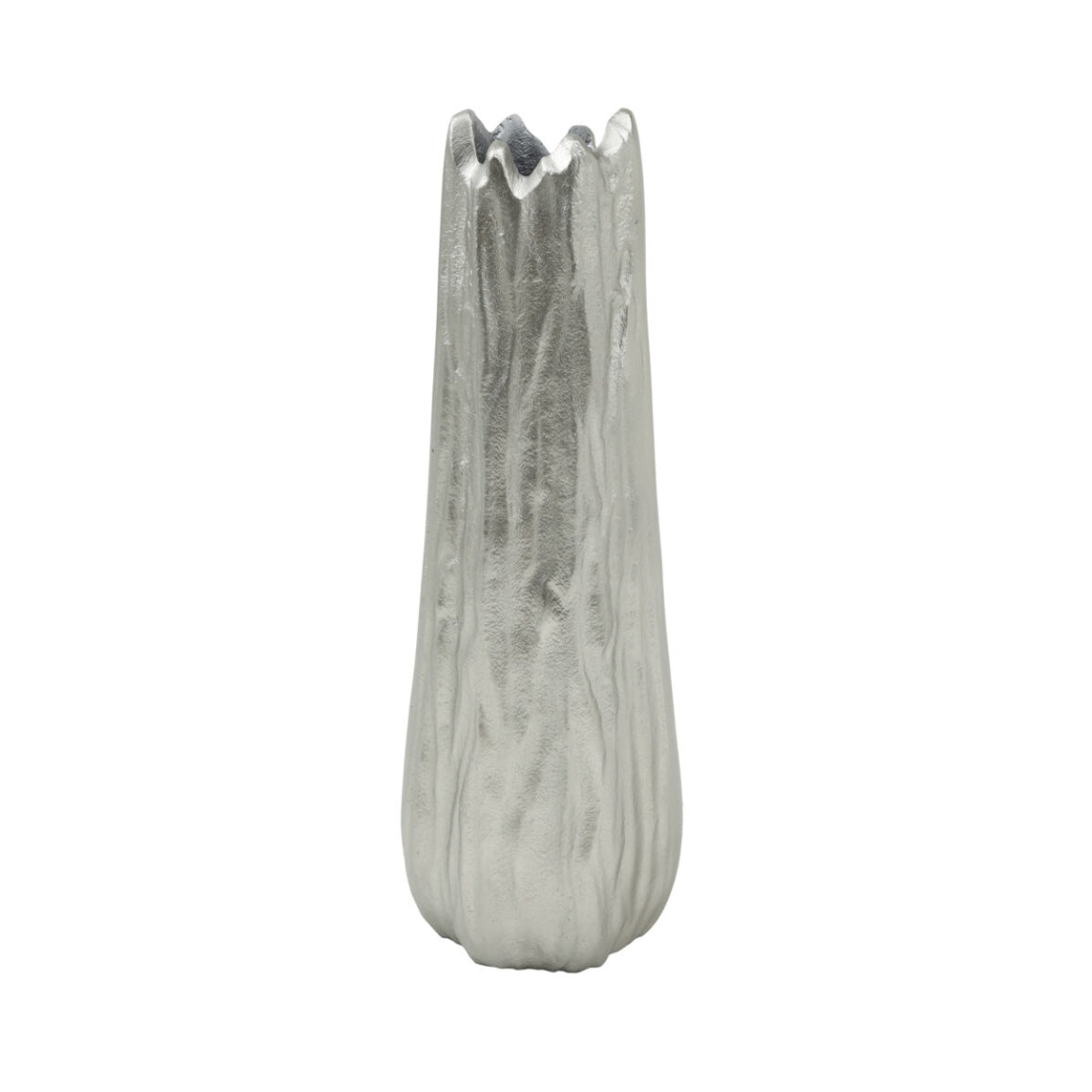 VASE PTMD WASTER SILVER 32 CM