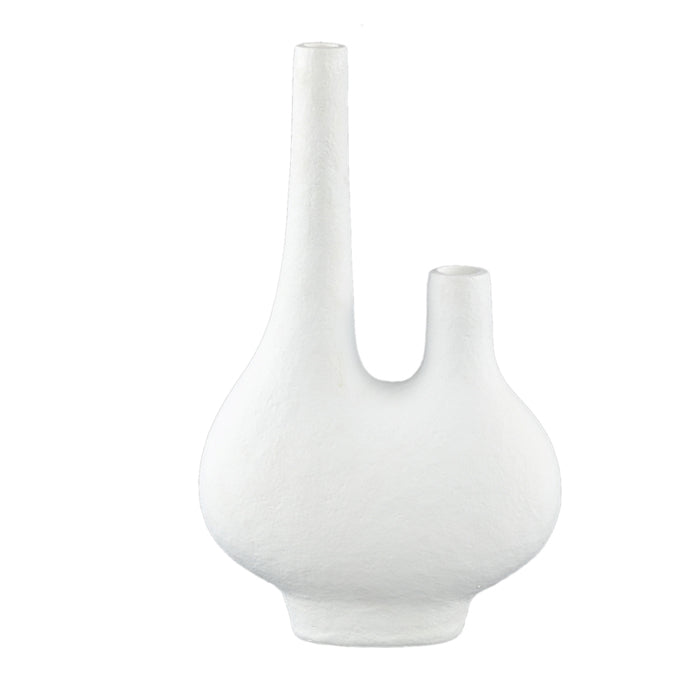 VASE NL PTMD HANN WHITE 36 CM