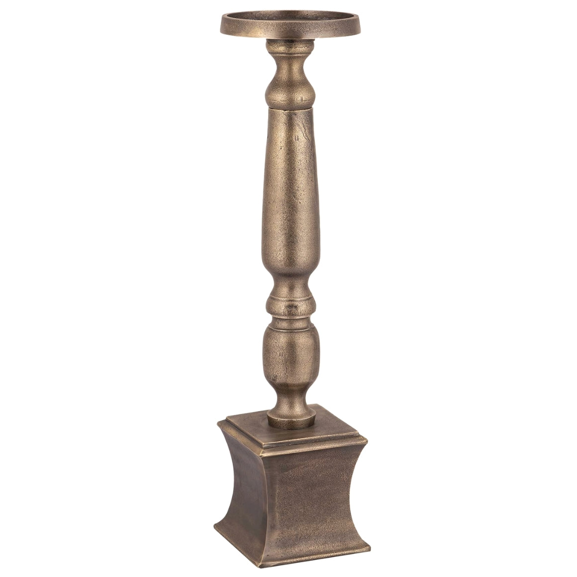CANDLESTICK STATCH ALUMINIUM BRASS DECOR 70 CM