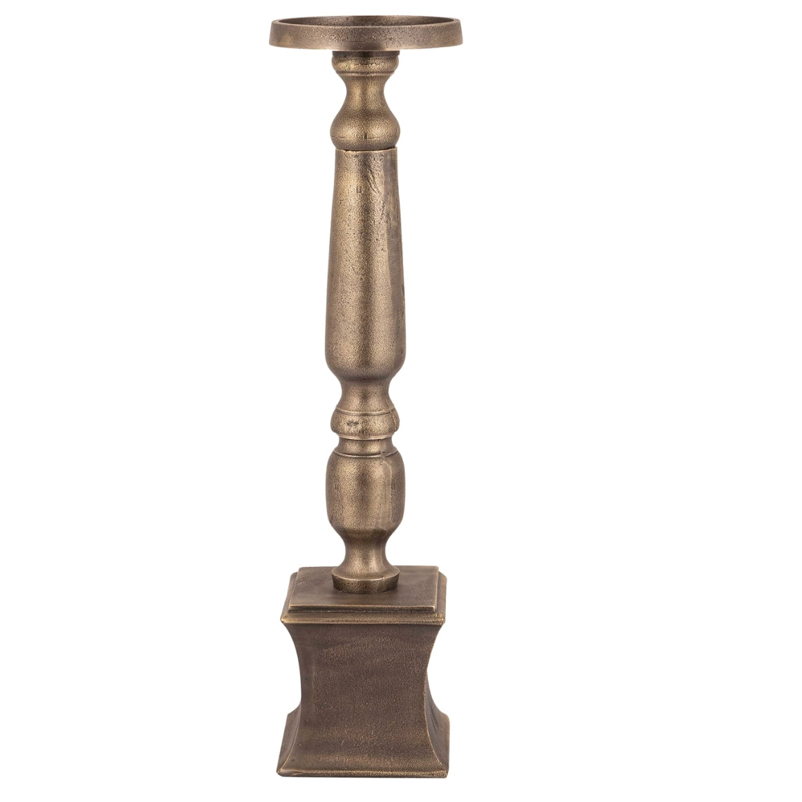 CANDLESTICK STATCH ALUMINIUM BRASS DECOR 70 CM