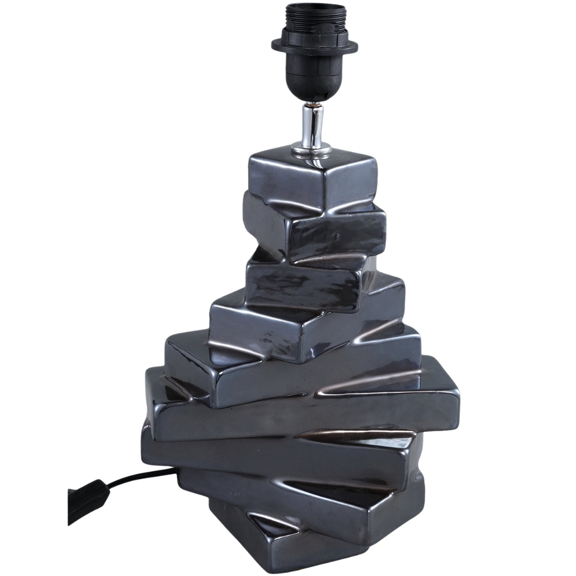TABLE LAMP RELLIS GREY 38 CM