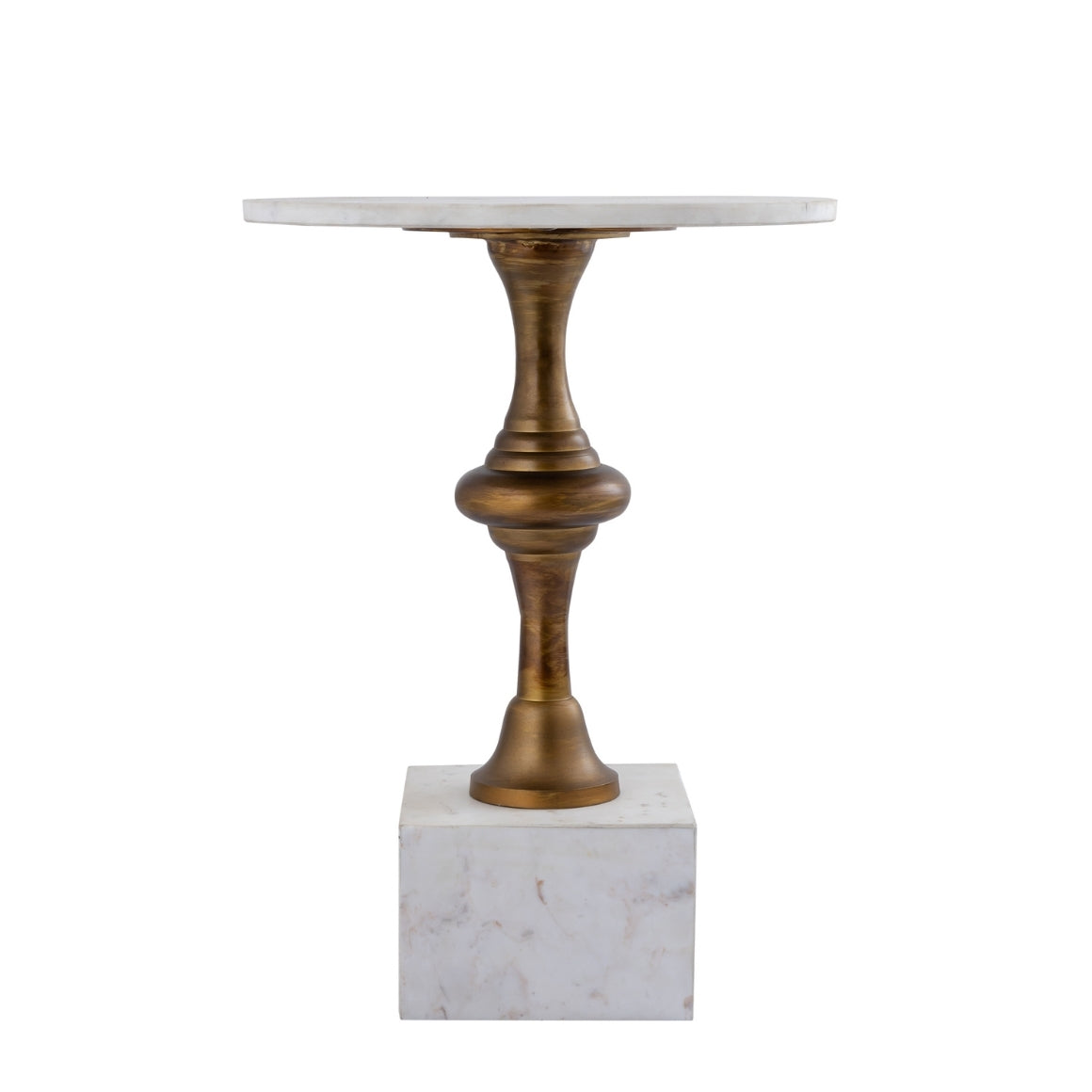 SIDE TABLE PTMD ALANO MARBLE 55 CM
